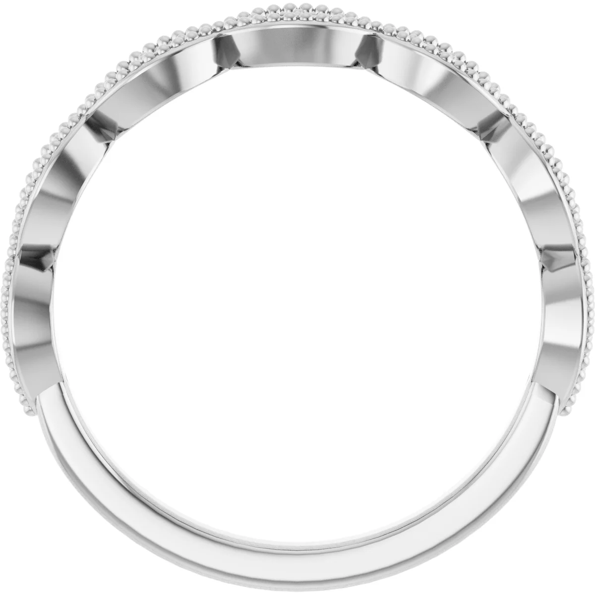Milgrain Infinity-Inspired Anniversary Band      view 2