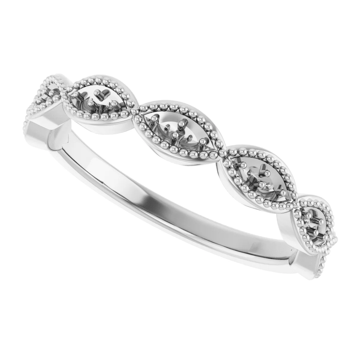 Milgrain Infinity-Inspired Anniversary Band      view 5
