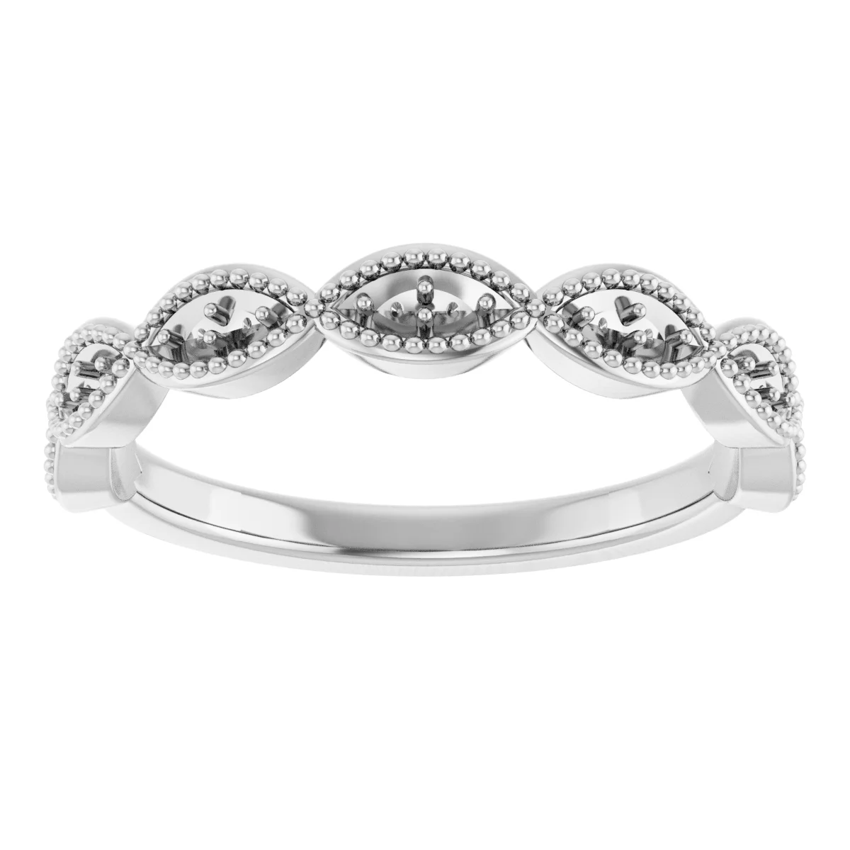 Milgrain Infinity-Inspired Anniversary Band      view 3