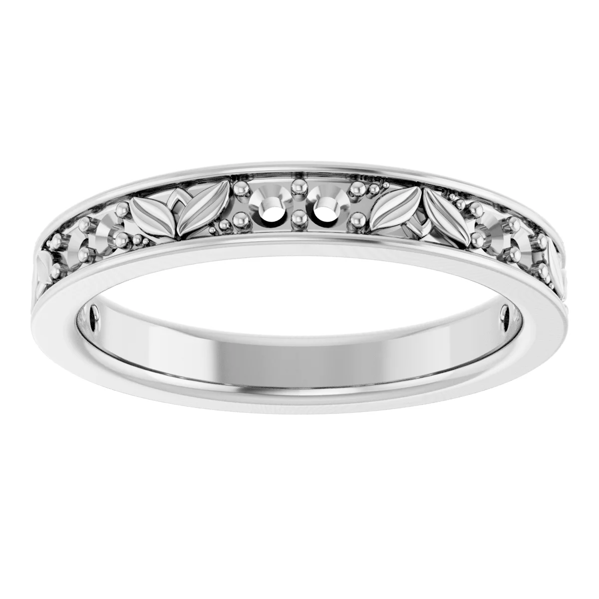 Floral Anniversary Band   view 3