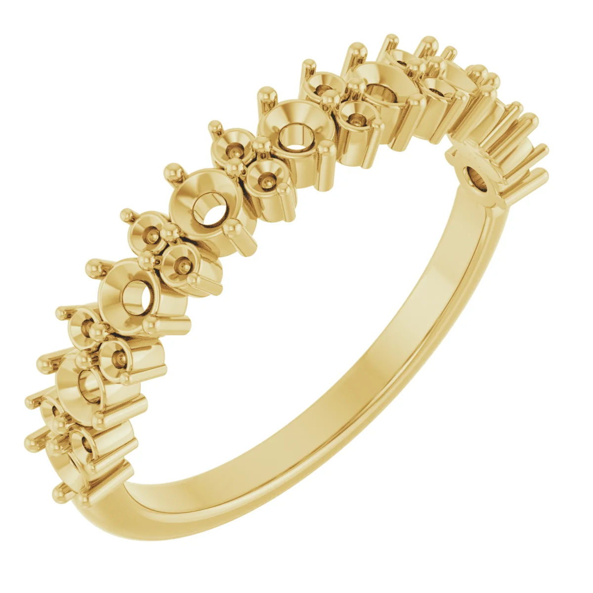 Long Bond band in 14K White Gold | Haejin Jewelry Brooklyn