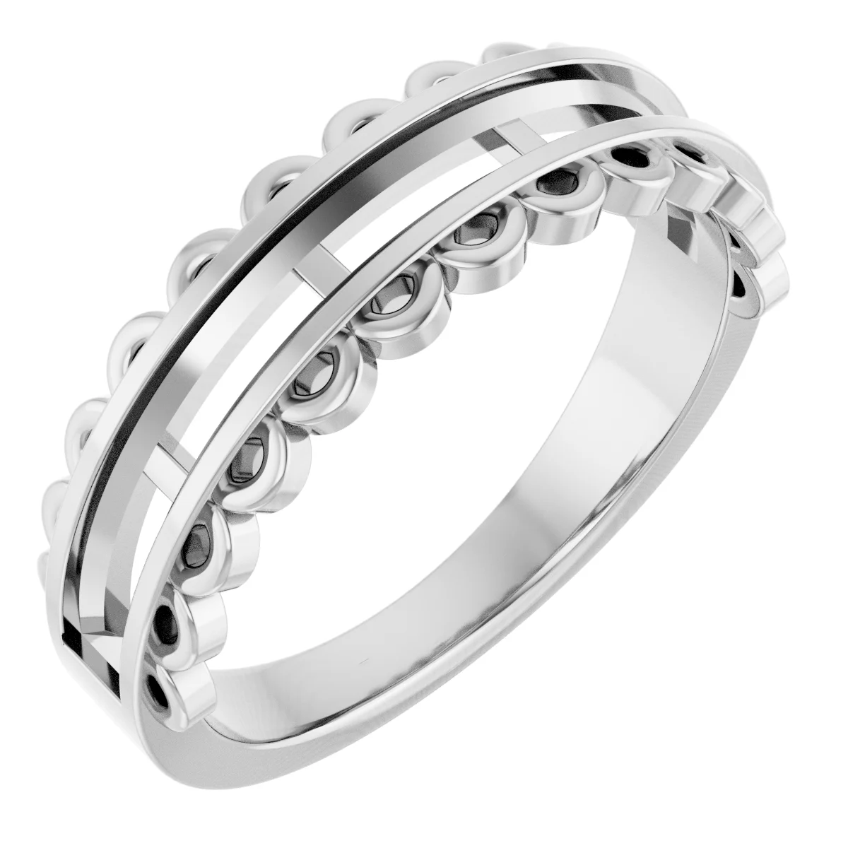 Long Light engagement ring setting