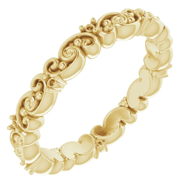 First Light band in 14K White Gold | Haejin Jewelry Brooklyn