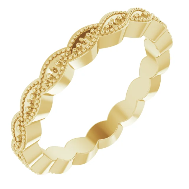 First Light band in 14K White Gold | Haejin Jewelry Brooklyn