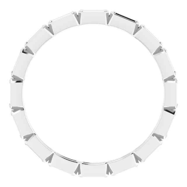 Bezel-Set Eternity Band    view 2