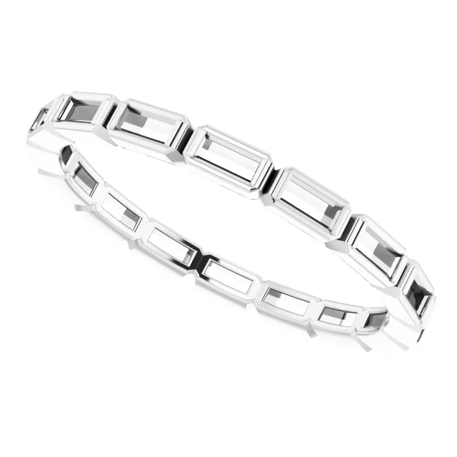 Bezel-Set Eternity Band    view 5