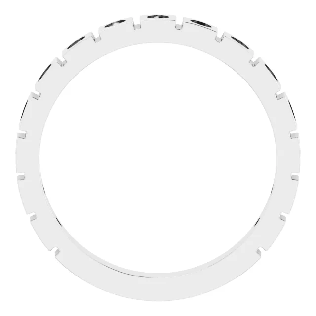 Geometric Anniversary Band  view 2