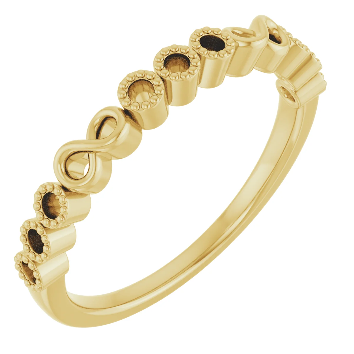 Long Bond band in 14K White Gold | Haejin Jewelry Brooklyn