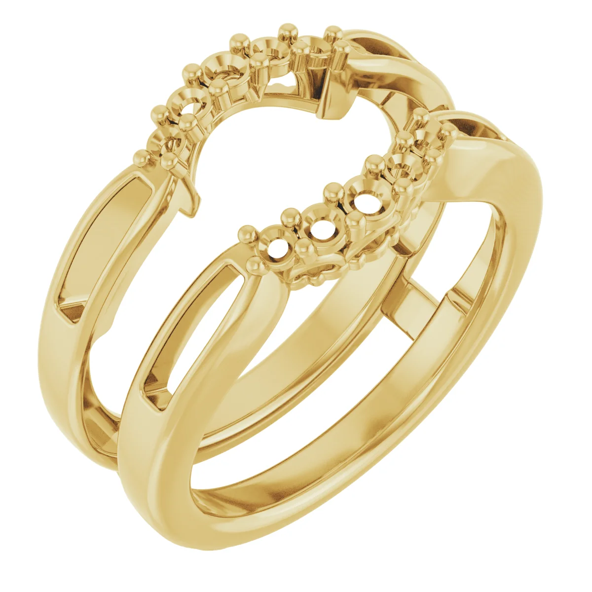 Close Guard band in 14K White Gold | Haejin Jewelry Brooklyn