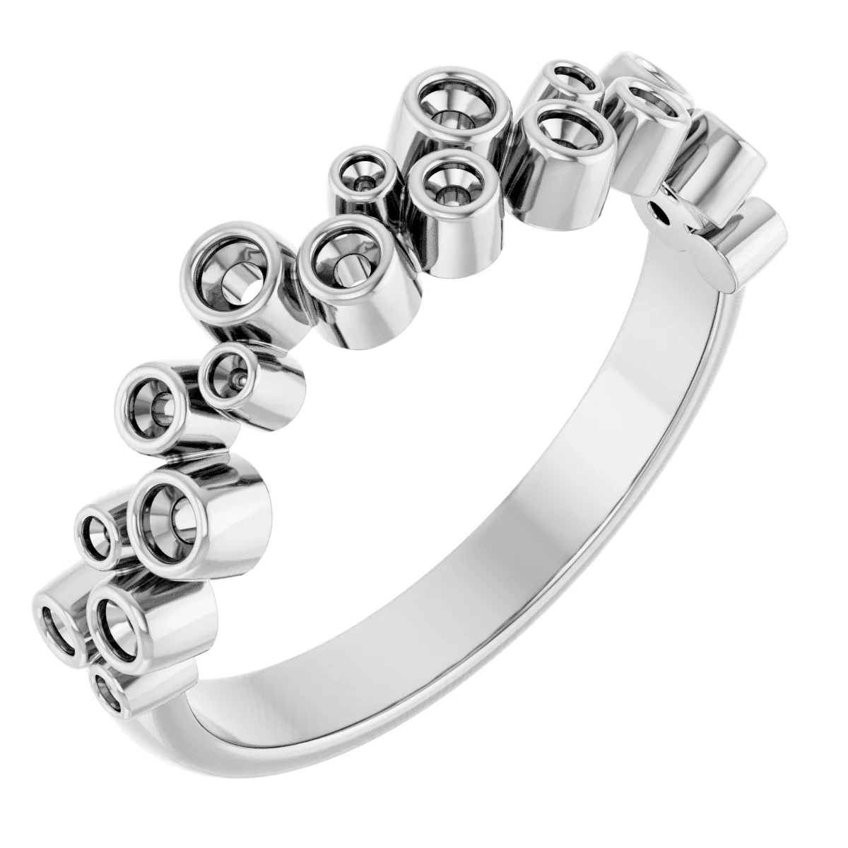 Long Bond engagement ring setting