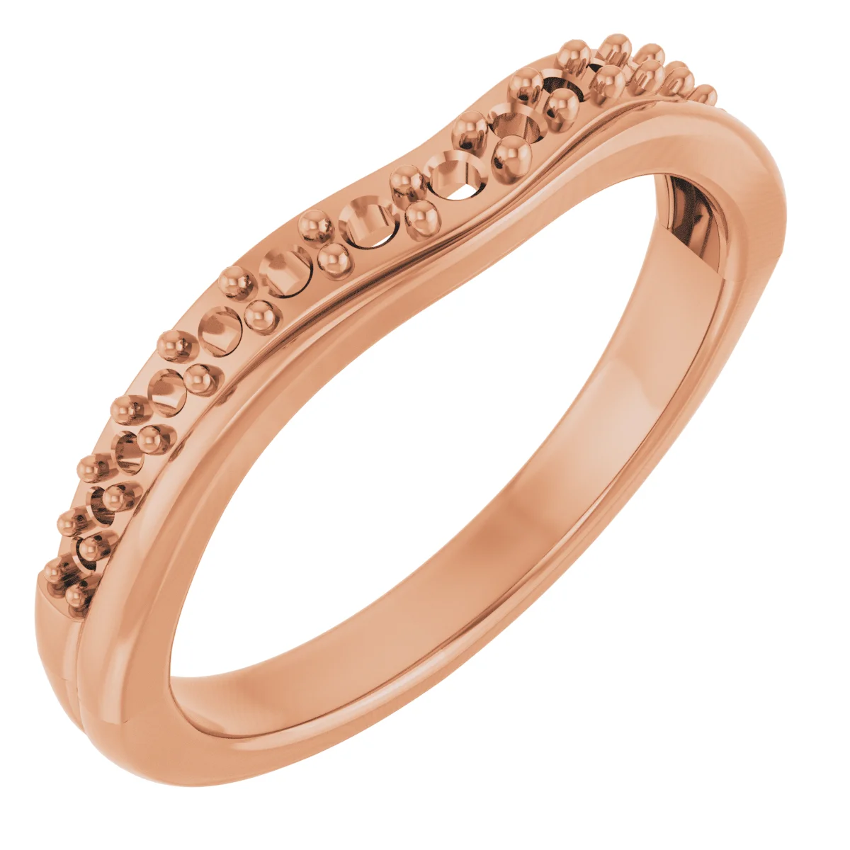 Soft Arc engagement ring setting