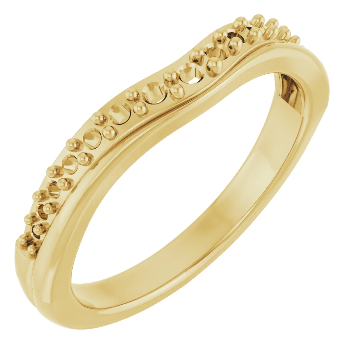 Soft Arc band in 14K Rose Gold | Haejin Jewelry Brooklyn