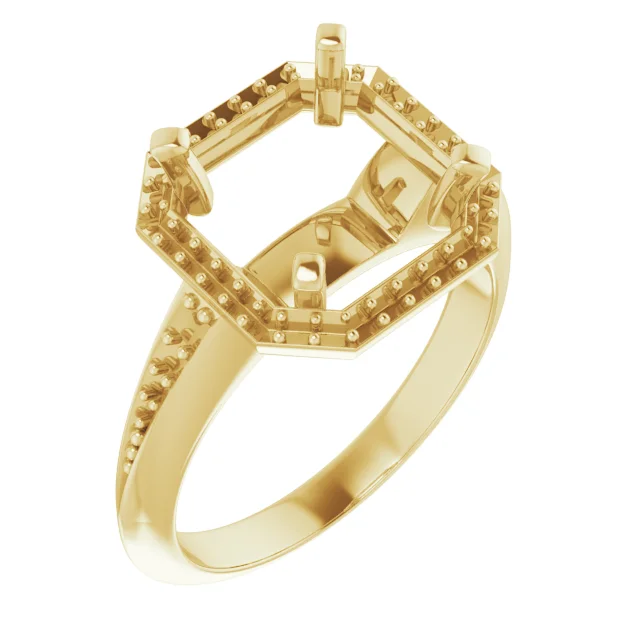 The Lucie engagement ring setting