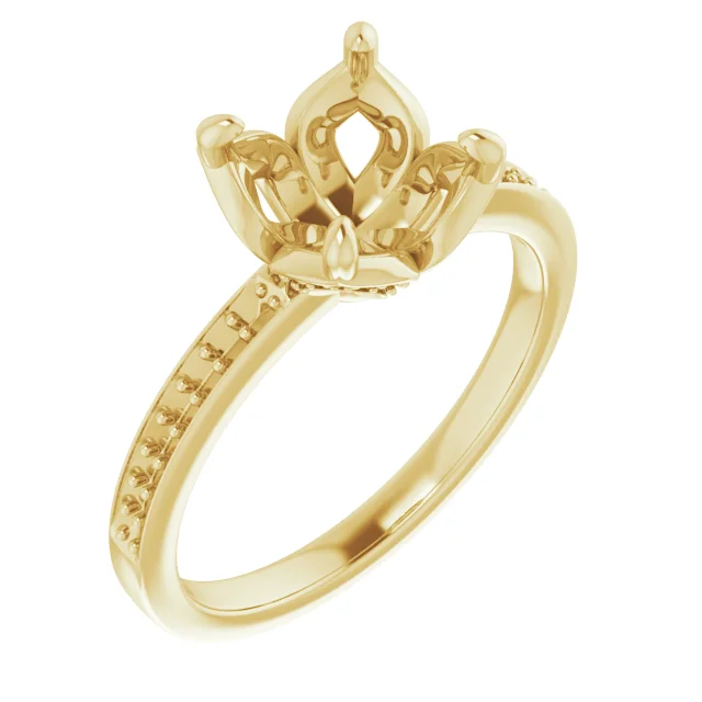 The Simone engagement ring setting