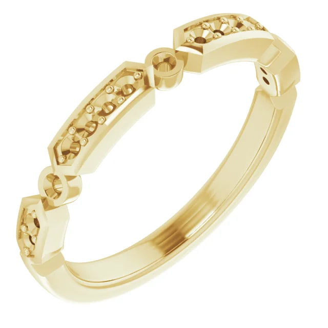 Long Bond band in 14K White Gold | Haejin Jewelry Brooklyn