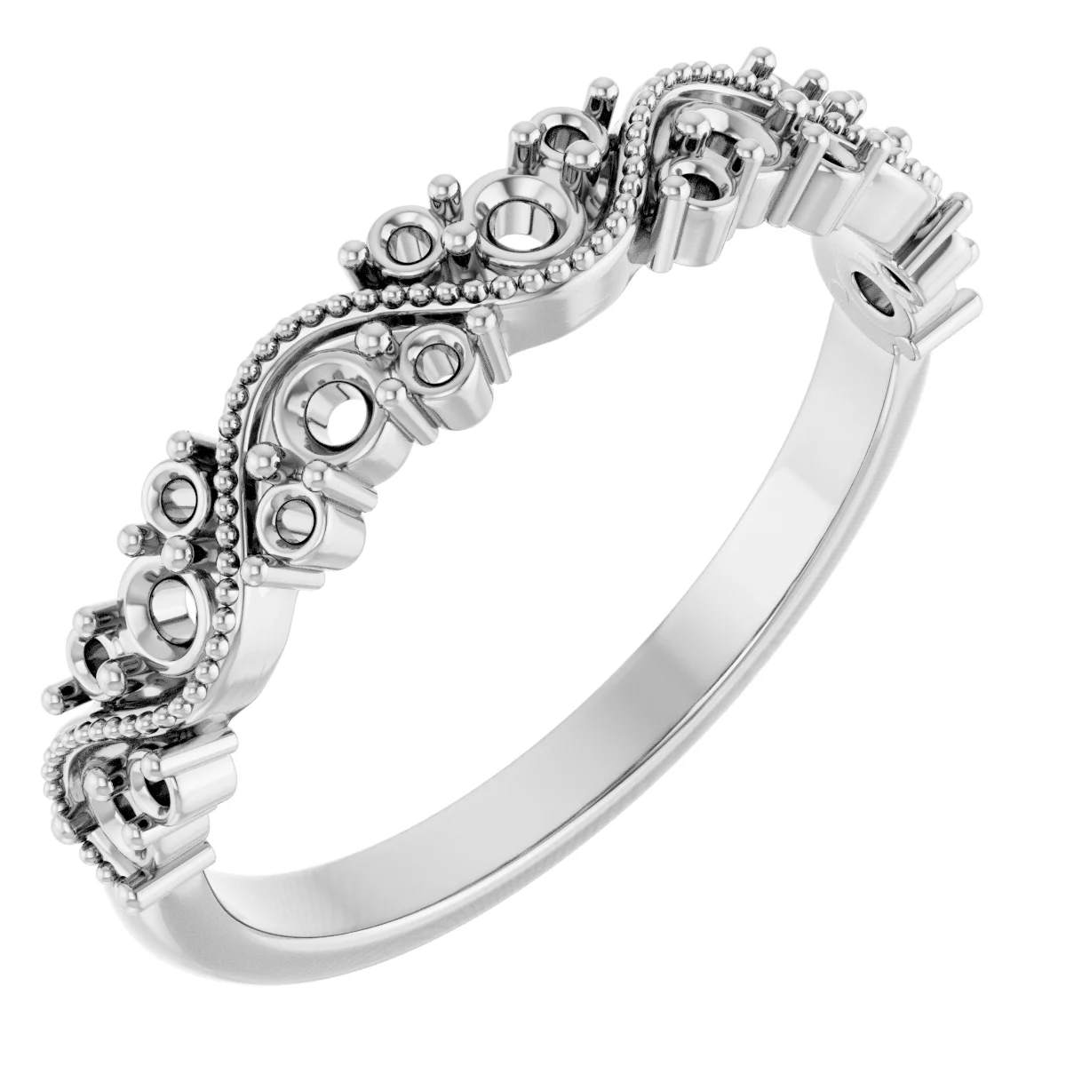Long Bond engagement ring setting