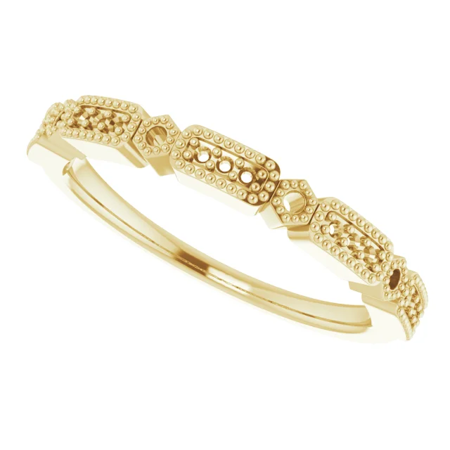 Beaded Anniversary Band view 5