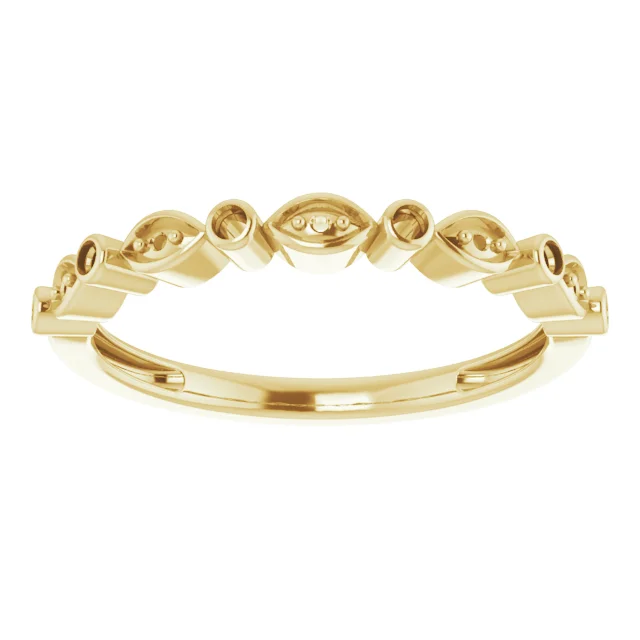 Stackable Anniversary Band view 3