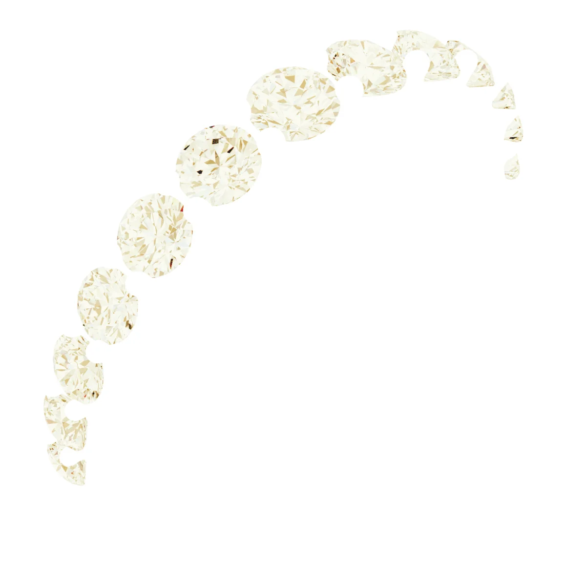 Graduated Woven-Design Anniversary Band         band in 14K White Gold | Haejin Jewelry Brooklyn