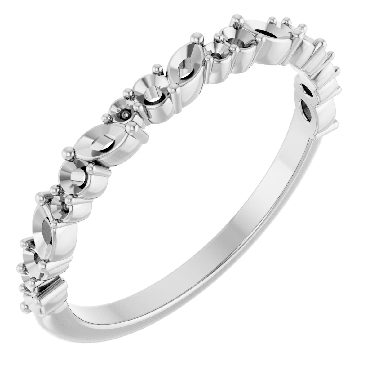 Long Bond engagement ring setting