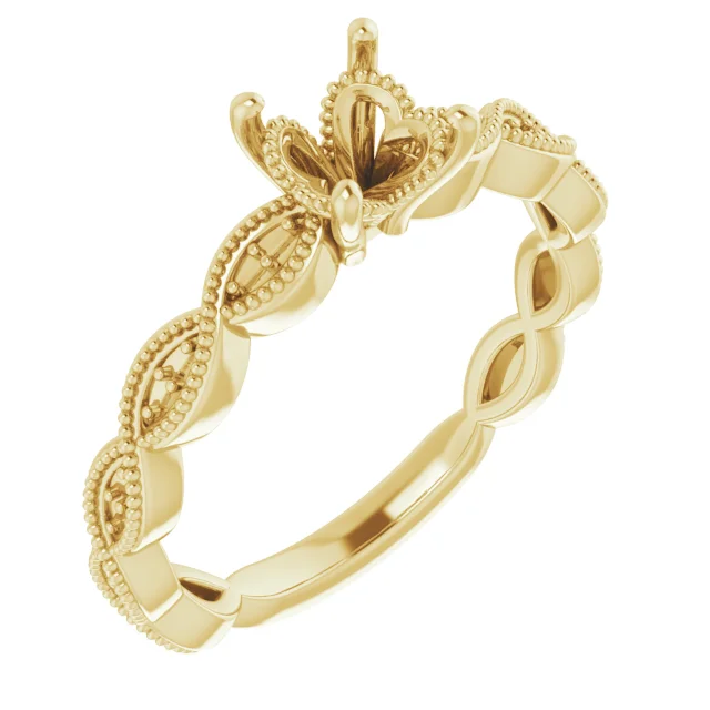 The Astrid engagement ring setting