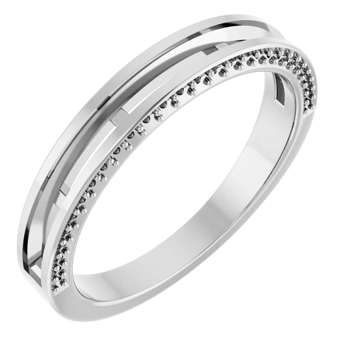 Long Bond engagement ring setting