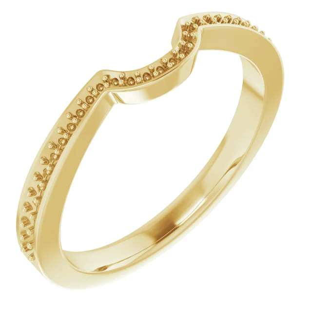 The Frederica engagement ring setting in 14K Yellow | Haejin Jewelry Brooklyn