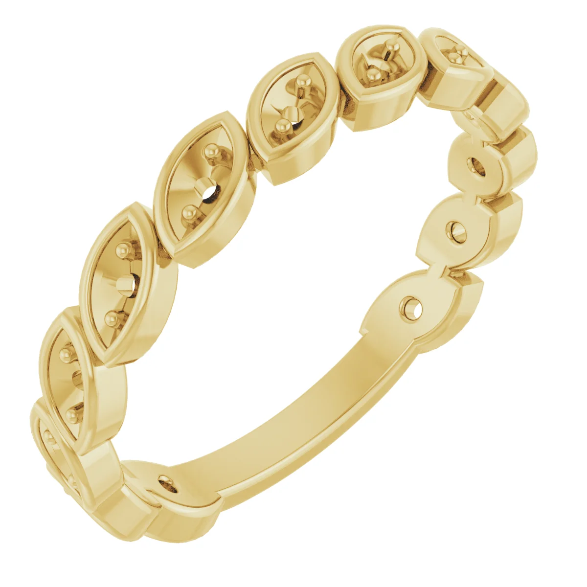 Long Bond band in 14K White Gold | Haejin Jewelry Brooklyn
