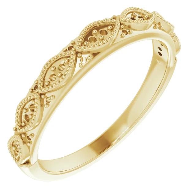 Long Bond band in 14K White Gold | Haejin Jewelry Brooklyn