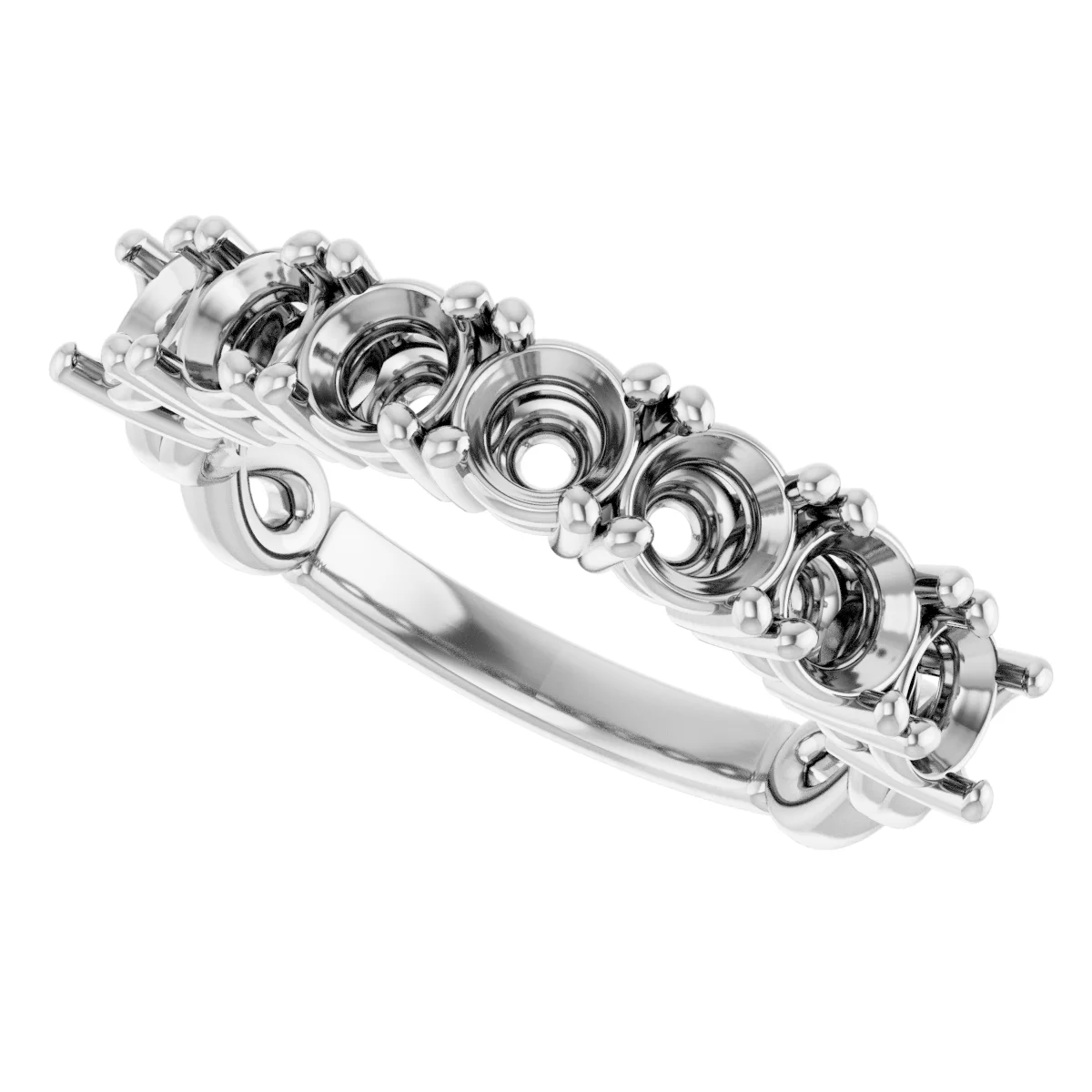 Seven-Stone Infinity-Inspired Anniversary Band view 10