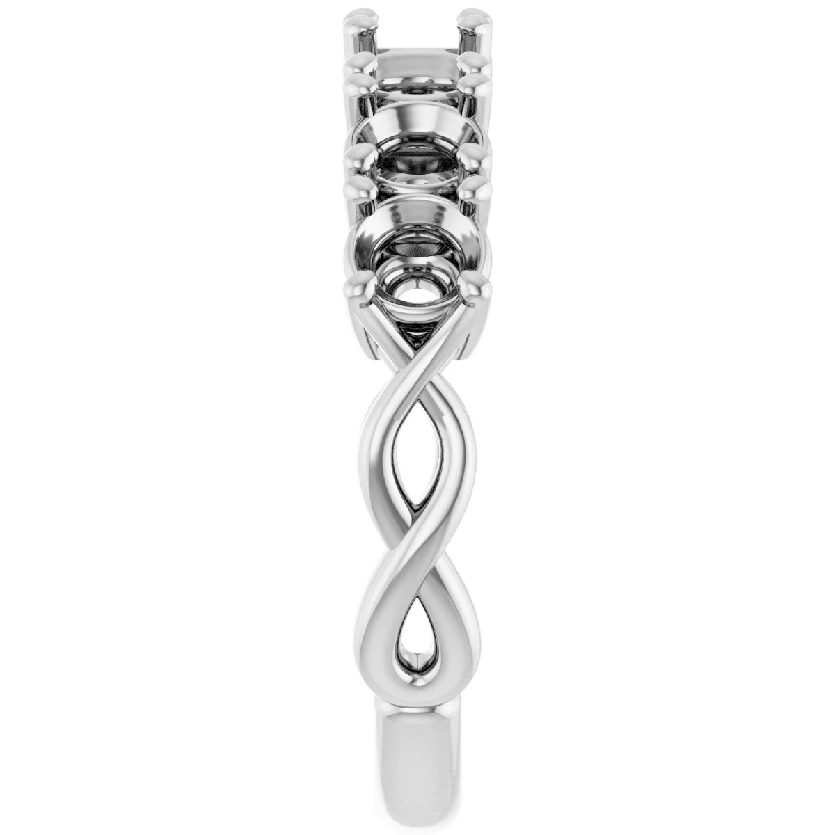 Seven-Stone Infinity-Inspired Anniversary Band view 9