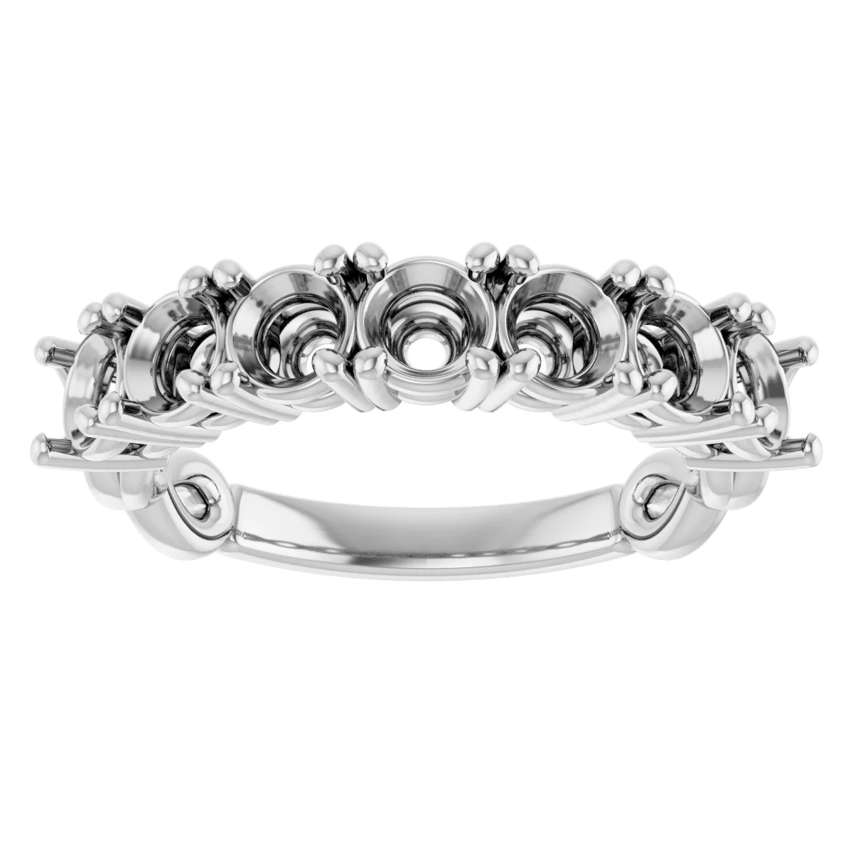 Seven-Stone Infinity-Inspired Anniversary Band view 8