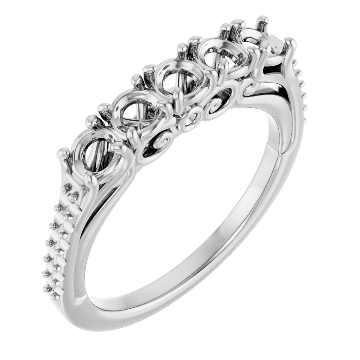 Five Points engagement ring setting