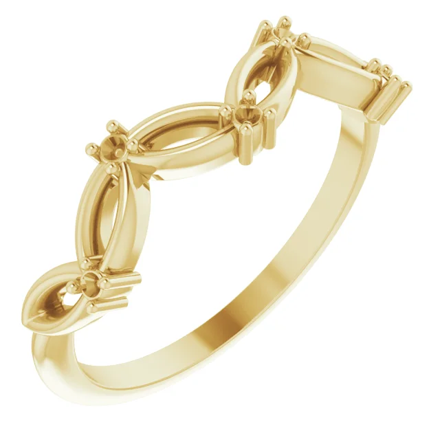 Long Bond band in 14K White Gold | Haejin Jewelry Brooklyn