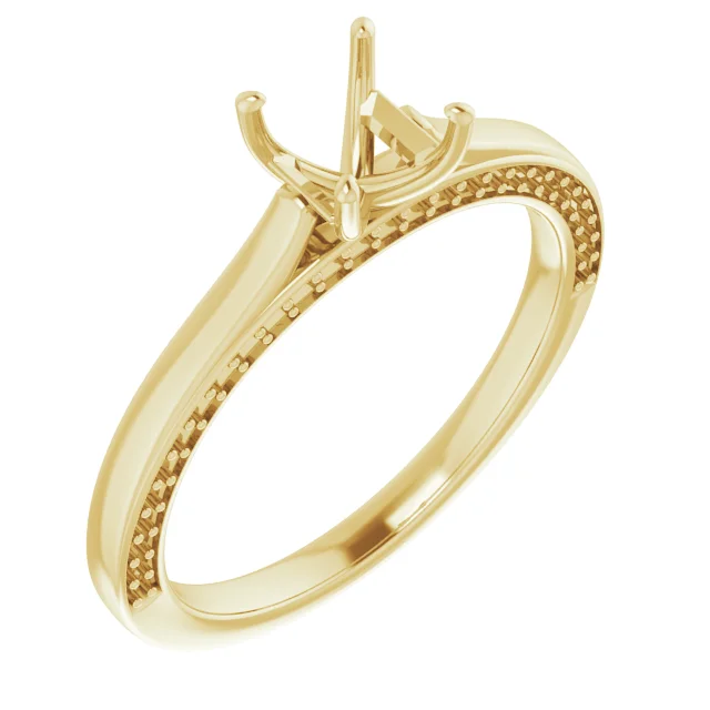 The Fleur engagement ring setting