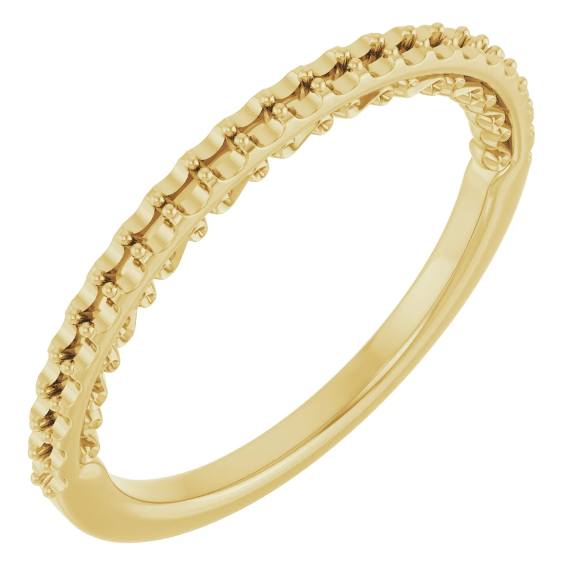 Long Bond band in 14K White Gold | Haejin Jewelry Brooklyn