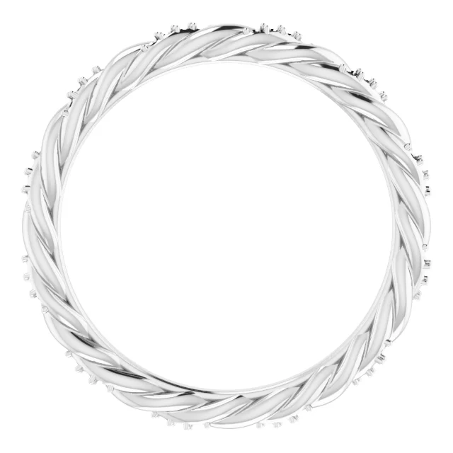 Rope Eternity Band  view 2