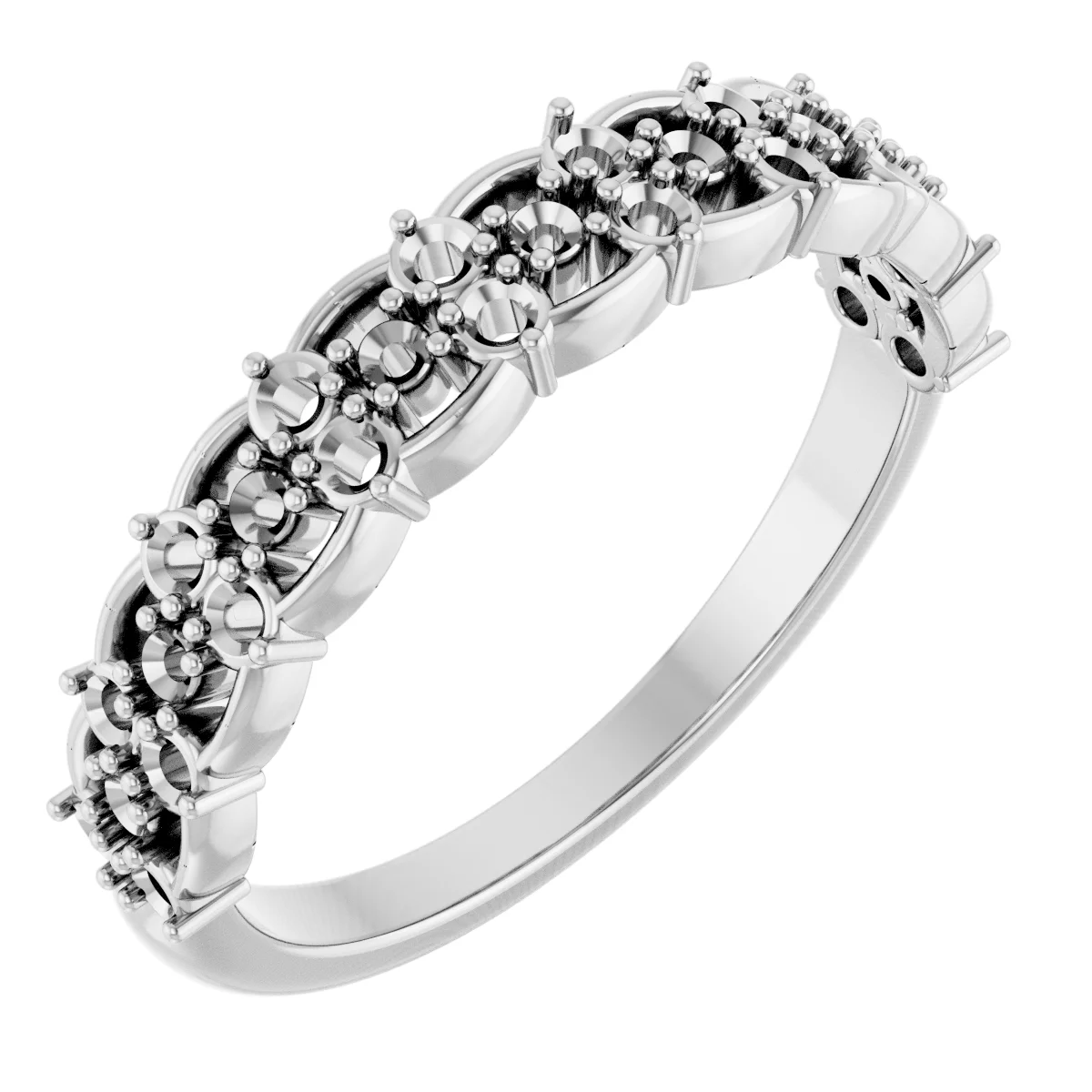 Long Bond engagement ring setting