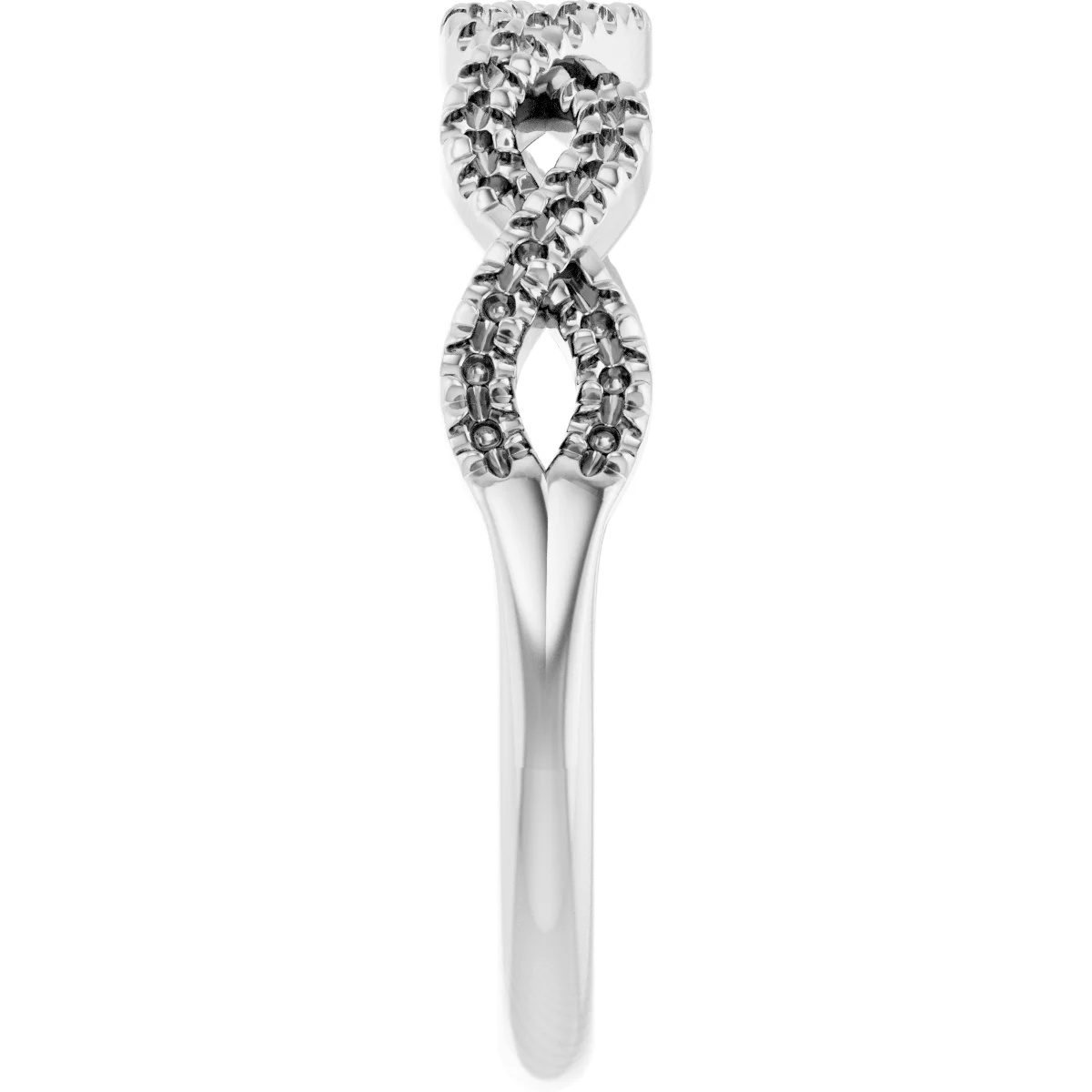 French-Set Infinity-Inspired Anniversary Band view 4
