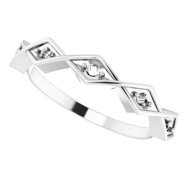 Geometric Anniversary Band view 5