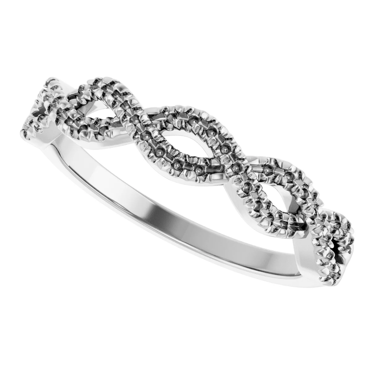 French-Set Infinity-Inspired Anniversary Band view 5