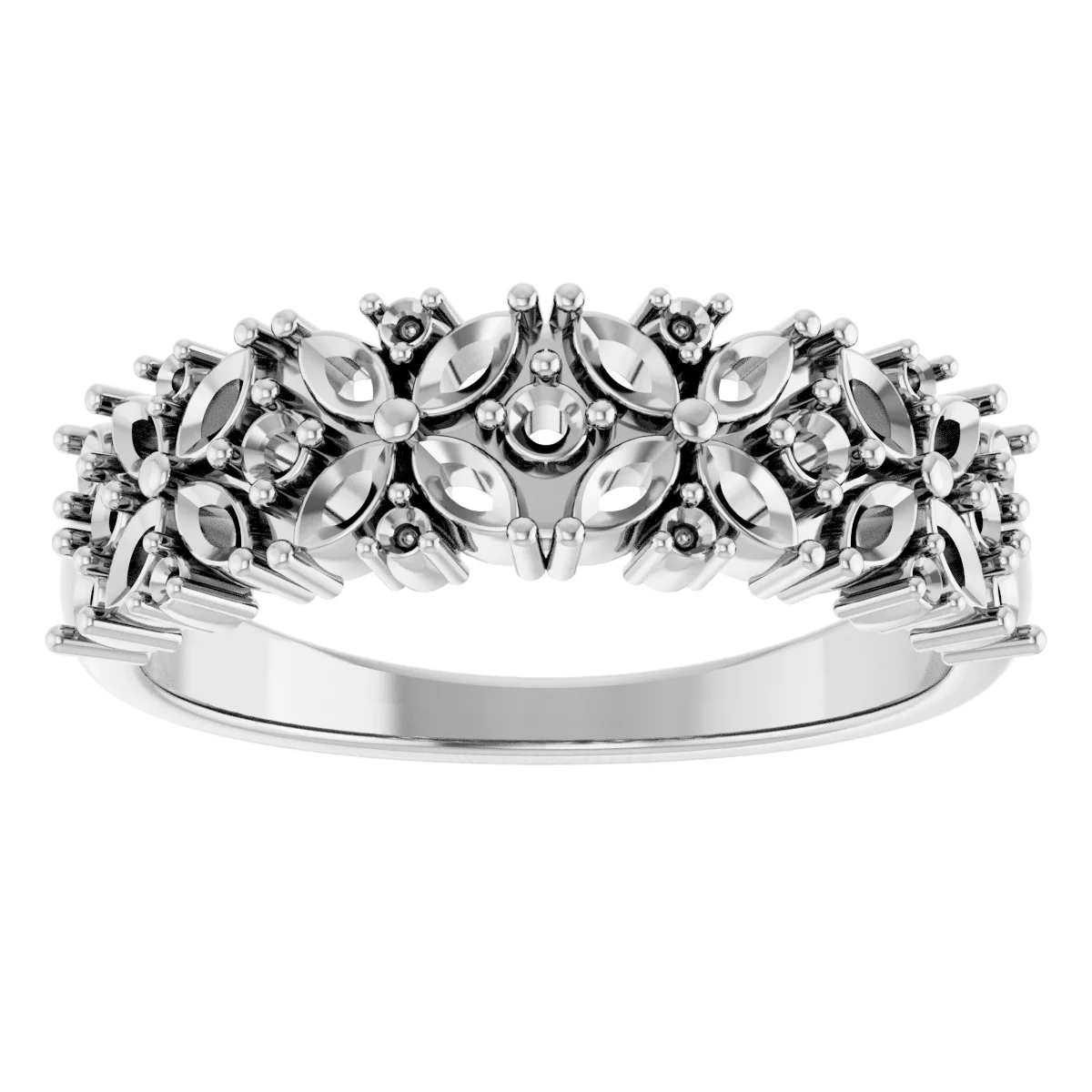 Floral Anniversary Band view 3