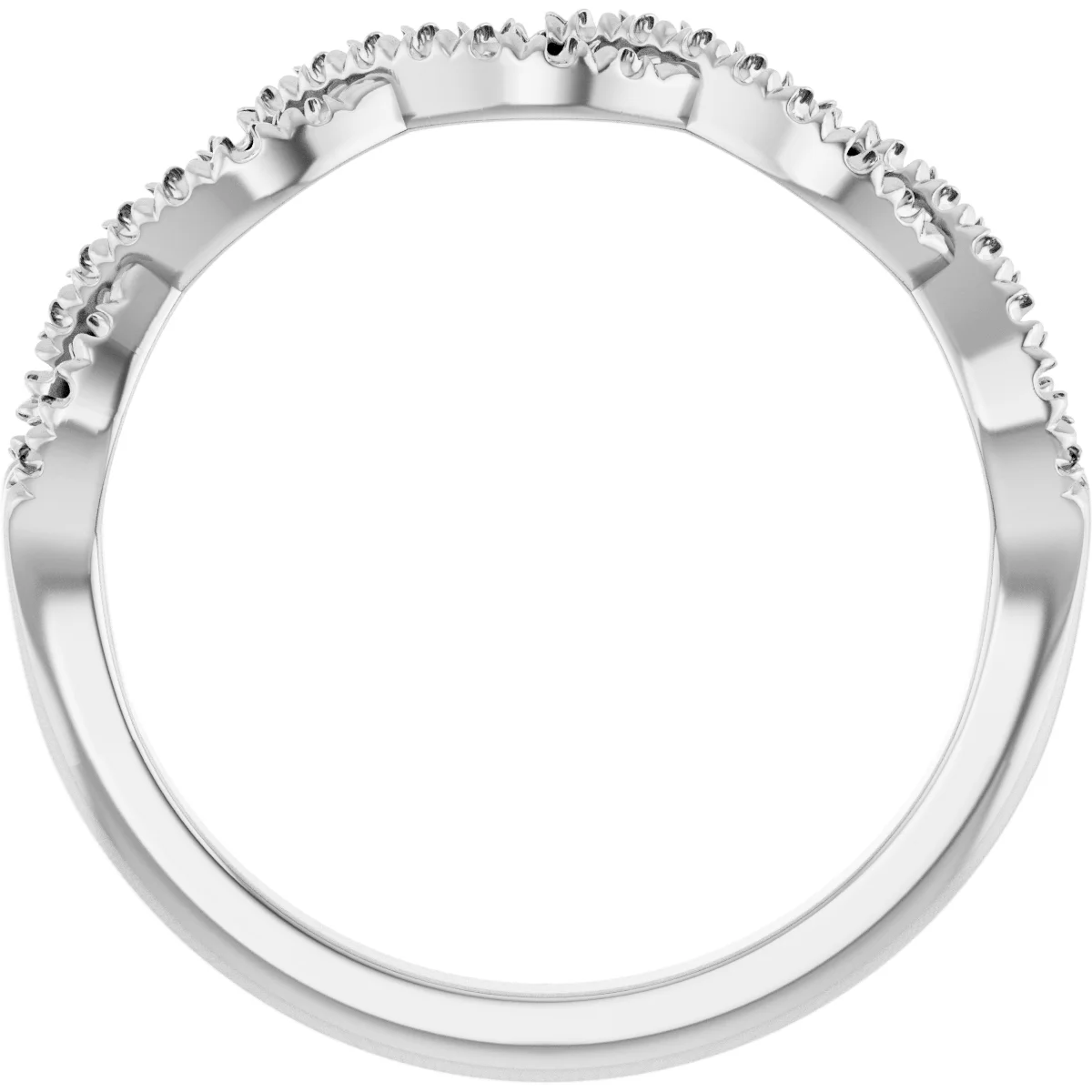 French-Set Infinity-Inspired Anniversary Band view 2
