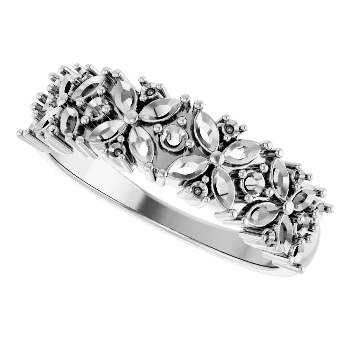 Floral Anniversary Band view 5
