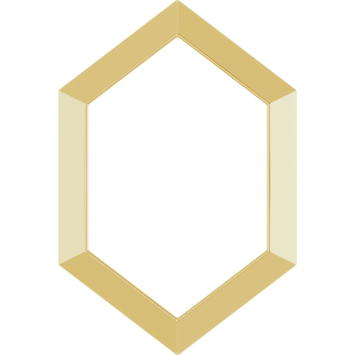 Geometric Necklace or Pendant in 14K Yellow Gold | Haejin Jewelry Brooklyn