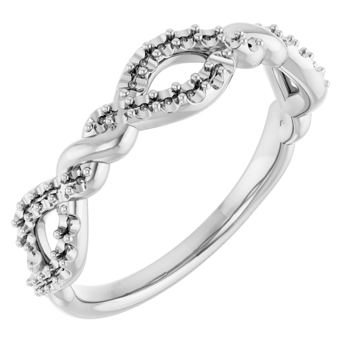 Twisted Anniversary Band engagement ring setting