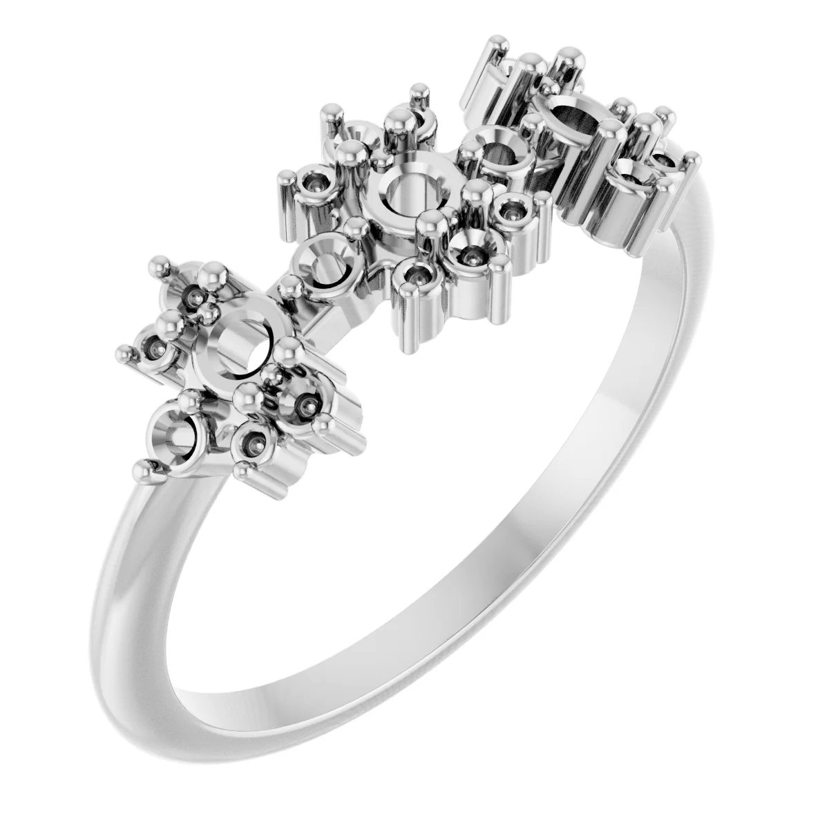 Halo-Style Anniversary Band engagement ring setting