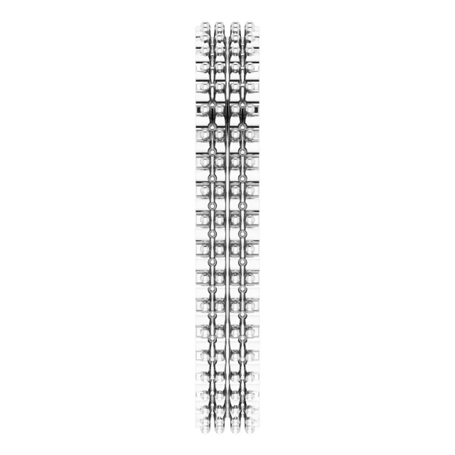 Double Row Eternity Band view 4
