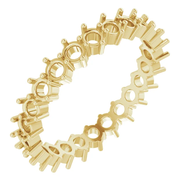 First Light band in 14K White Gold | Haejin Jewelry Brooklyn