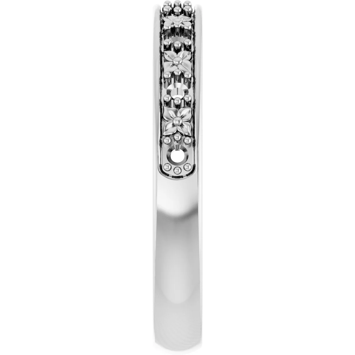 Floral-Inspired Anniversary Band view 4